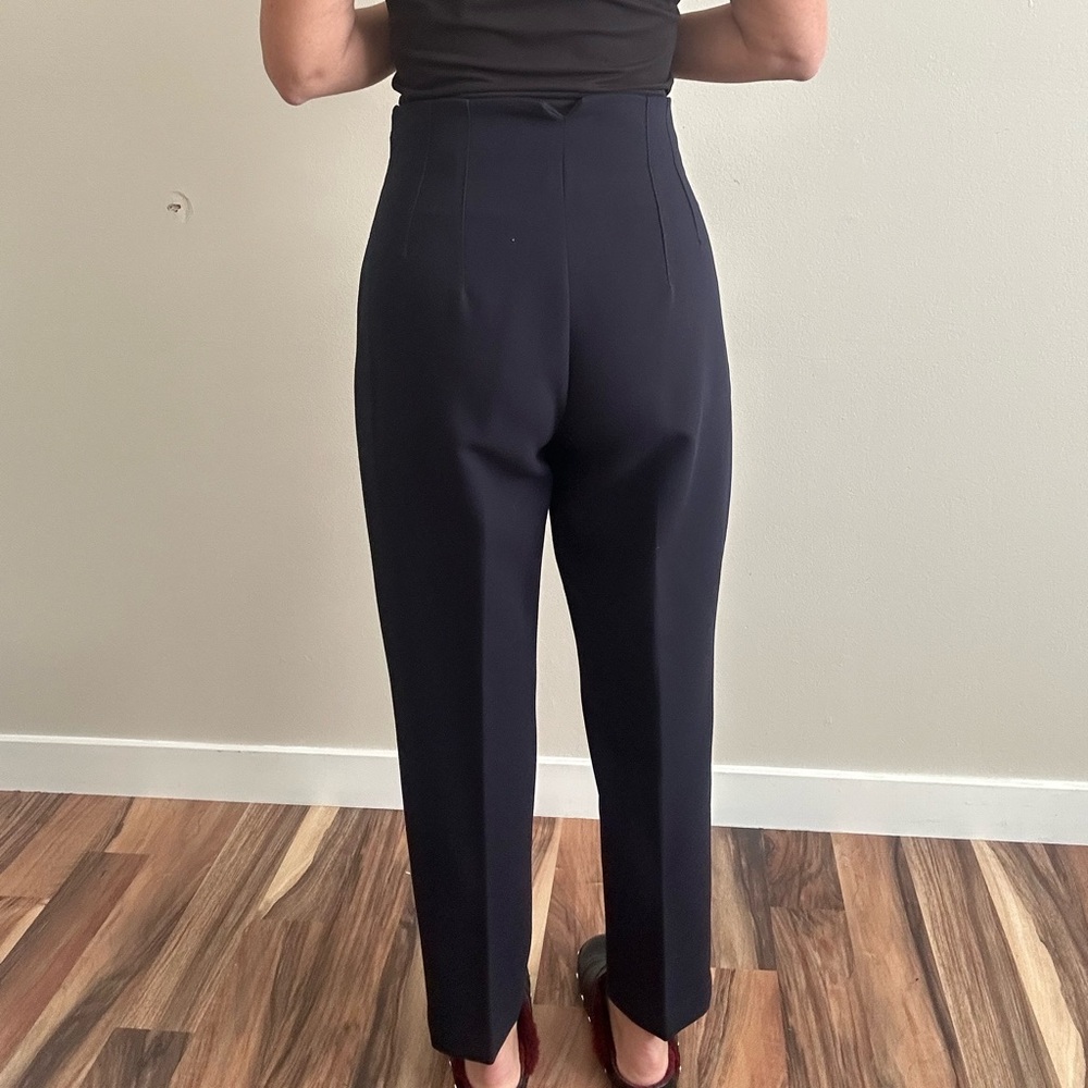 Zara Dark Blue Women's Trousers - Picture 3 of 4